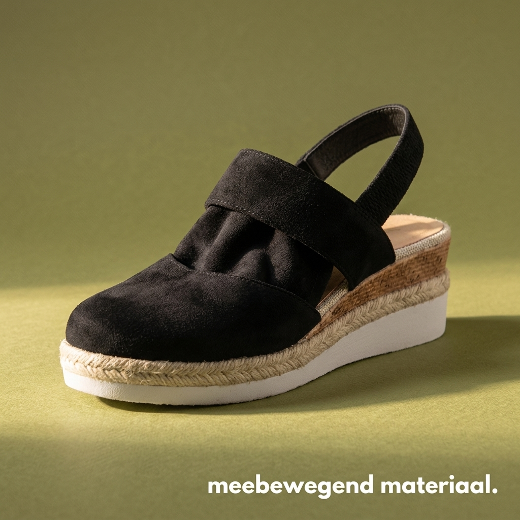 Comfey® Platform Espadrille Sandalen met Verstelbare Band