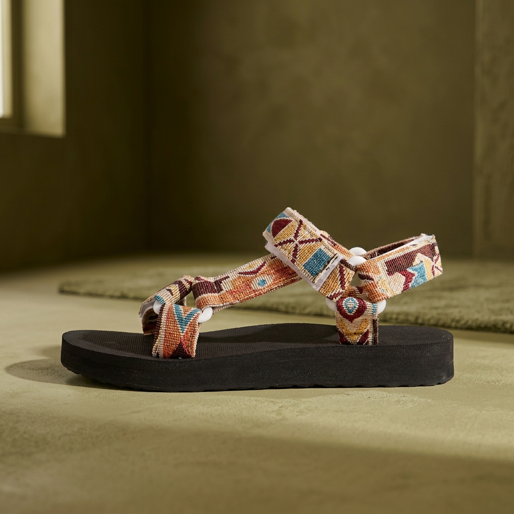 Comfey® Platte Vlechtsandalen - Extra Comfortabel