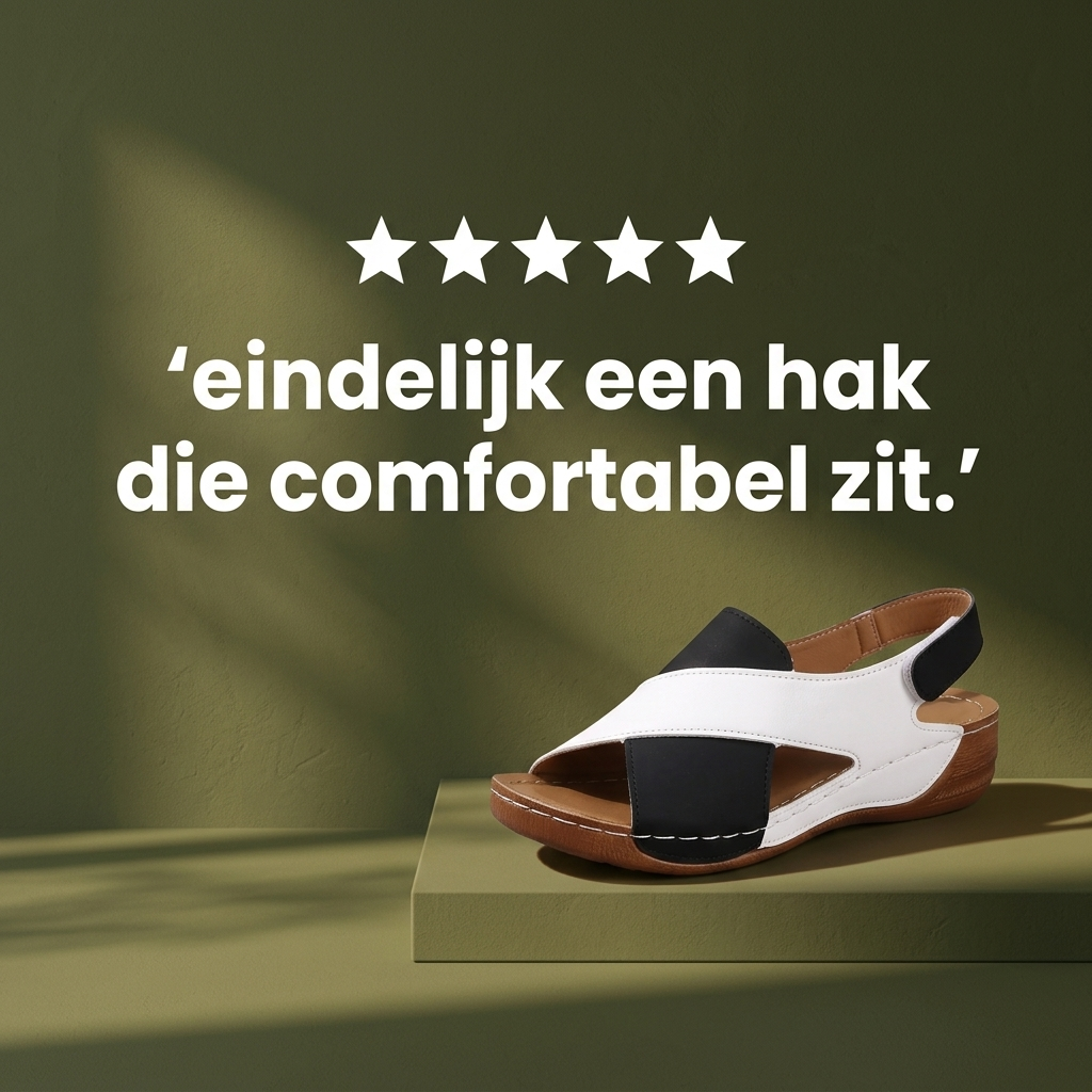 Comfey® Sleehak Sandalen Dames - Plus Size Zomerschoenen