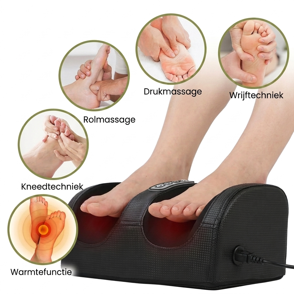 Comfey® Elektrische Shiatsu Voetmassager