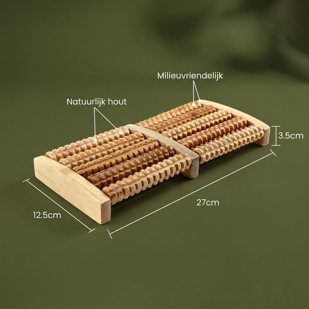 Comfey® Houten Voetmassage Roller