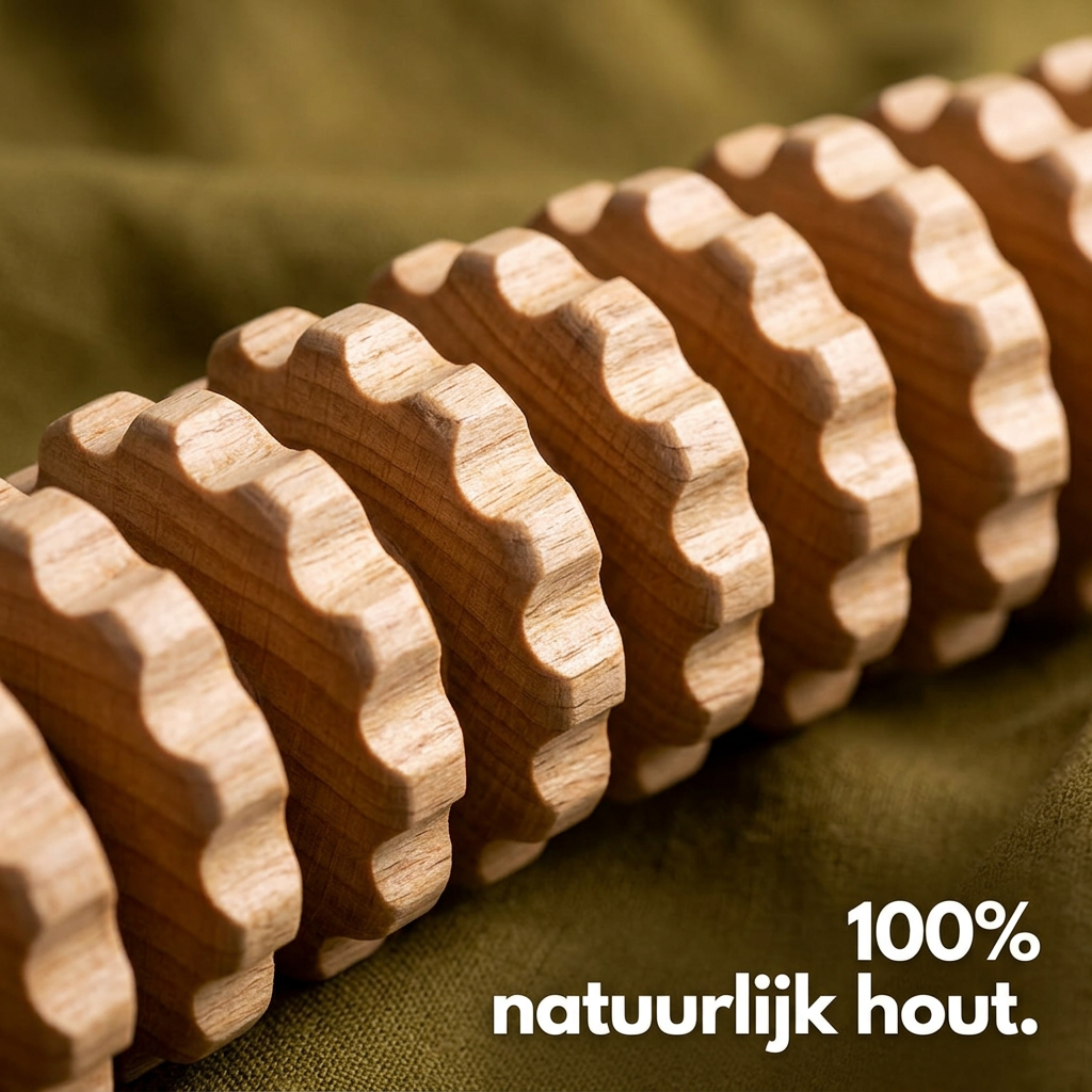 Comfey® Gebogen Houten Massage Roller