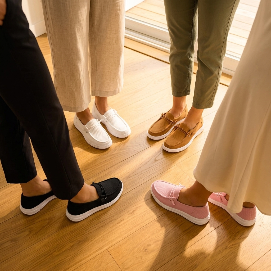 Comfey® Dames Platform Loafers met Extra Demping