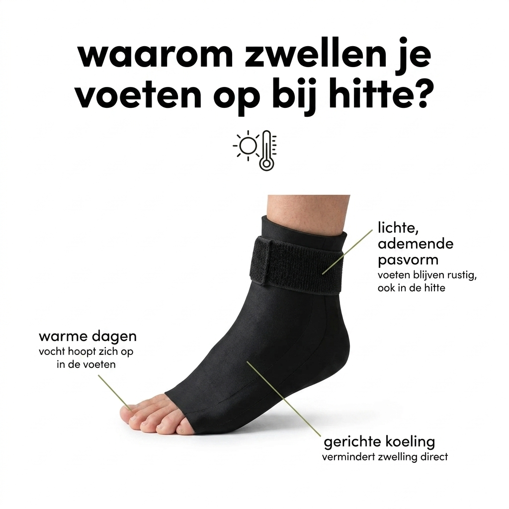 Comfey® Koelsok — Verkoeling tegen Opgezwollen Voeten