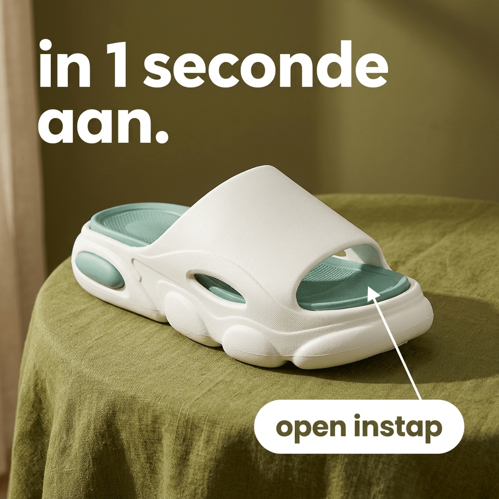 Comfey® Ademende Comfort Slippers | Comfey® Voetverzorging voor Comfort & Pijnverlichting