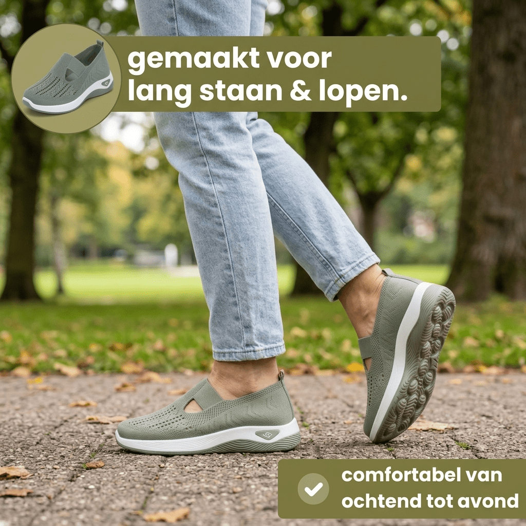 Comfey® Ademende Orthopedische Instapschoen | Comfey® Voetverzorging voor Comfort & Pijnverlichting