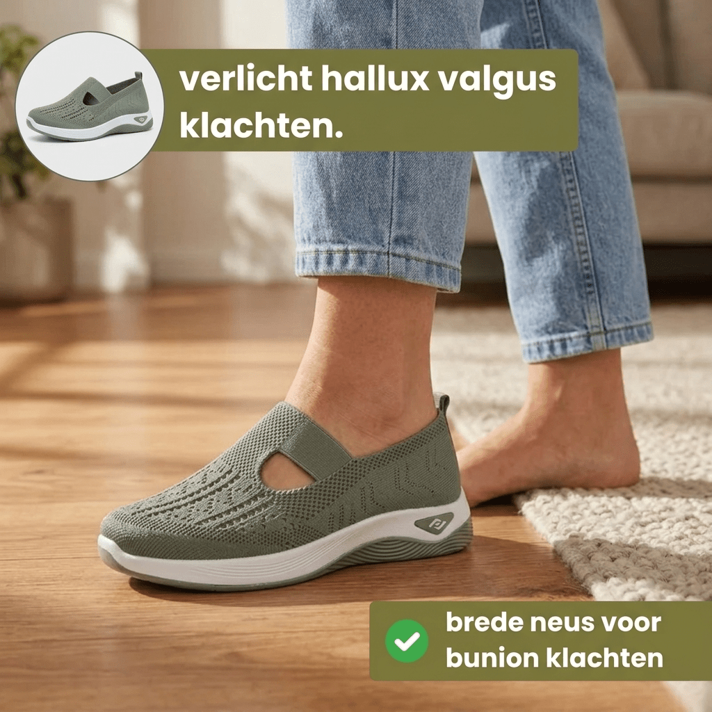 Comfey® Ademende Orthopedische Instapschoen | Comfey® Voetverzorging voor Comfort & Pijnverlichting