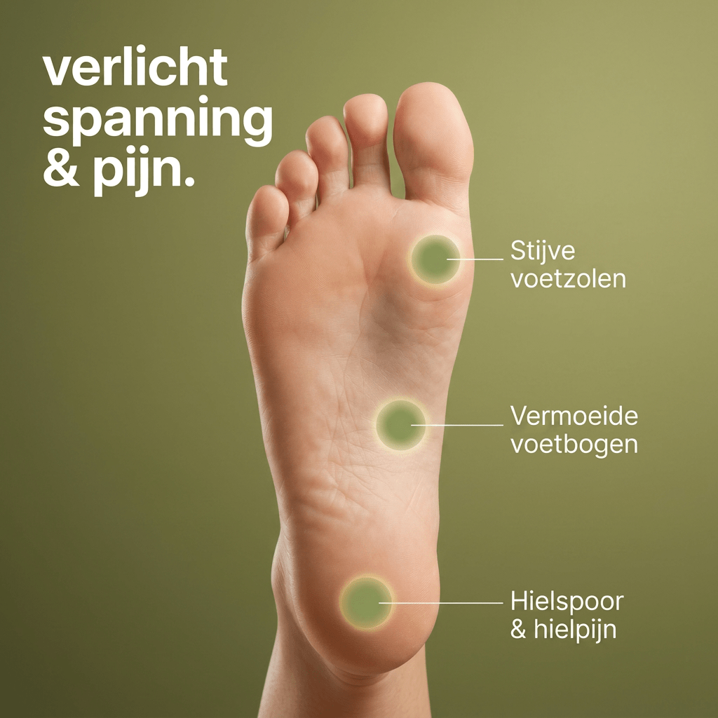 Comfey® Gebogen Houten Massage Roller | Comfey® Voetverzorging voor Comfort & Pijnverlichting