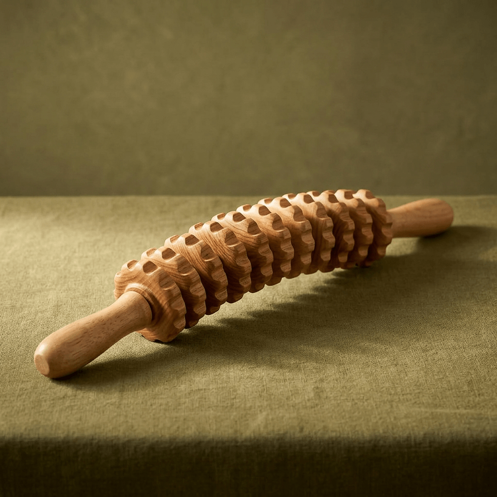Comfey® Gebogen Houten Massage Roller | Comfey® Voetverzorging voor Comfort & Pijnverlichting