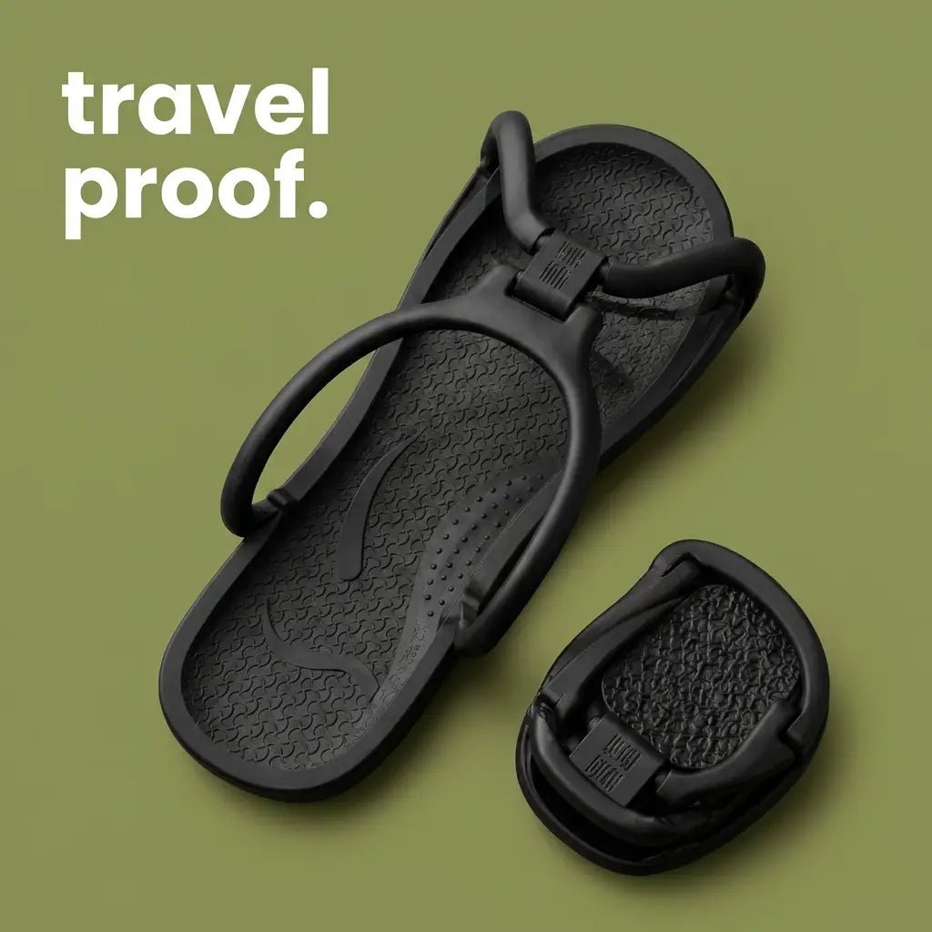 Comfey® Opvouwbare Reisslippers | Comfey® Voetverzorging voor Comfort & Pijnverlichting