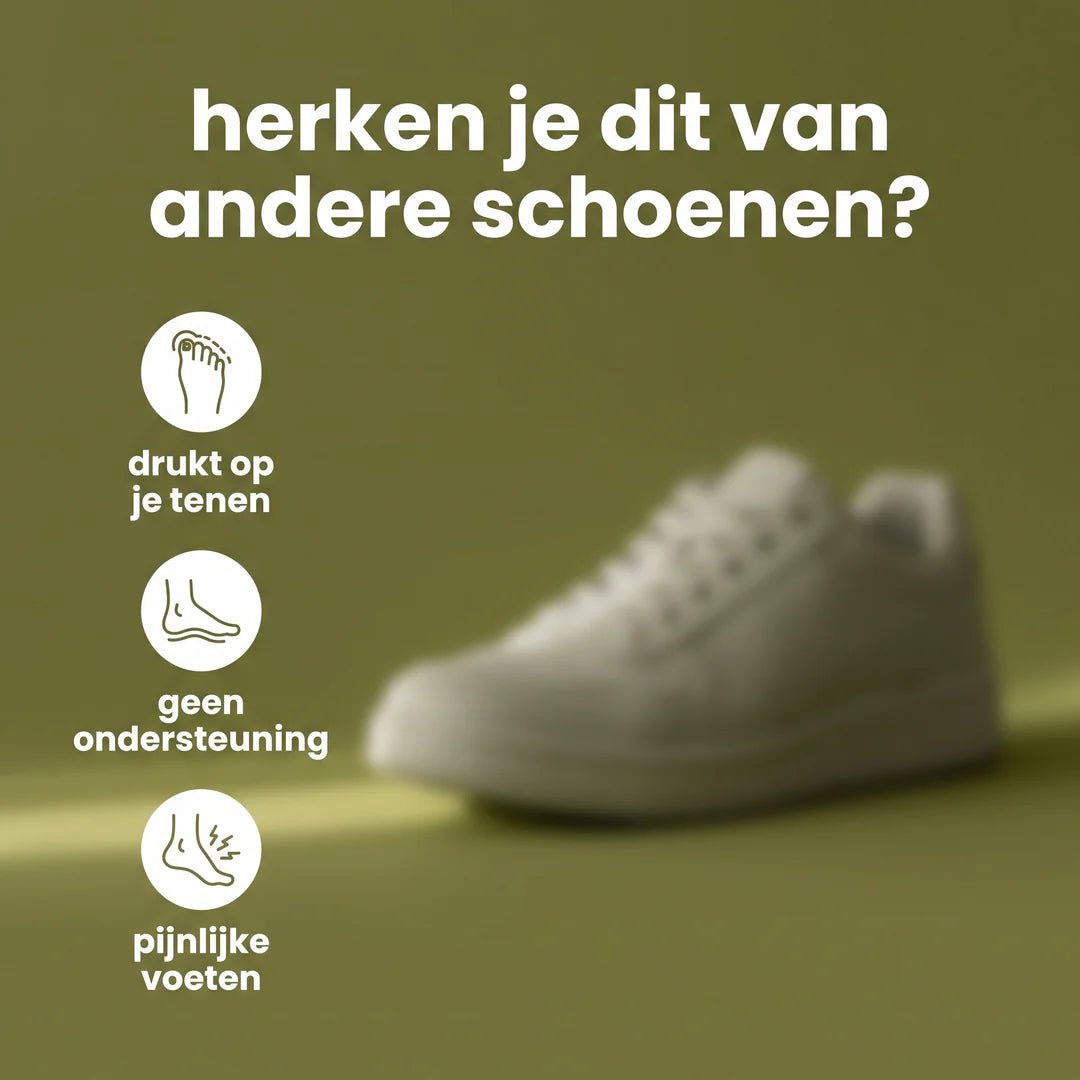 Comfey® Retro Comfort Sneakers Dames | Comfey® Voetverzorging voor Comfort & Pijnverlichting