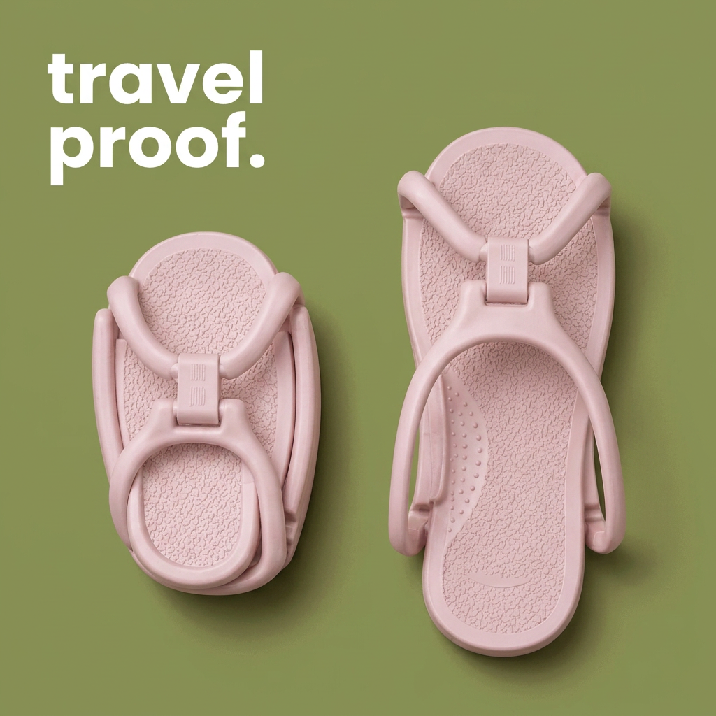 Comfey® Opvouwbare Reisslippers