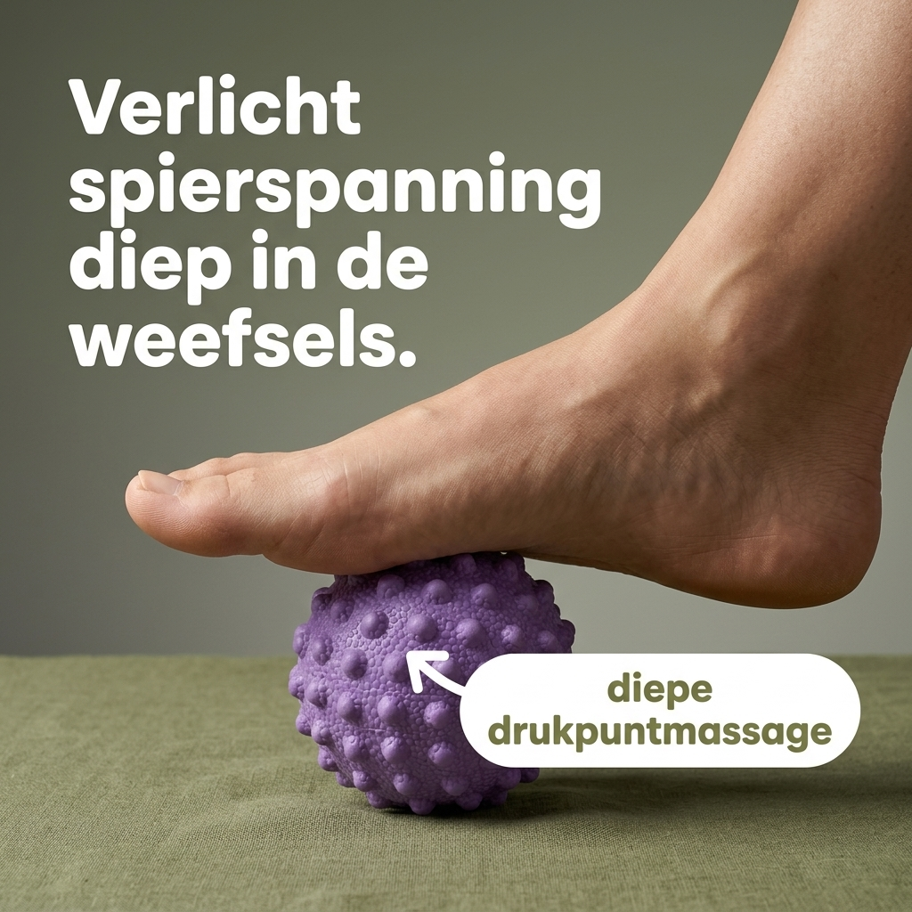 Comfey® Fascia Massagebal Set van 3 - Rug, Taille & Voet