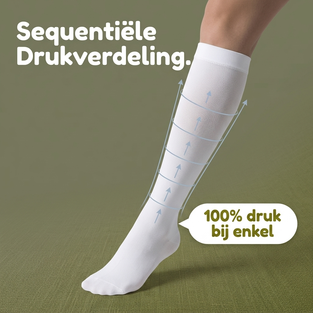 Comfey® Anti-Trombose Steunkousen (Knie-hoog)